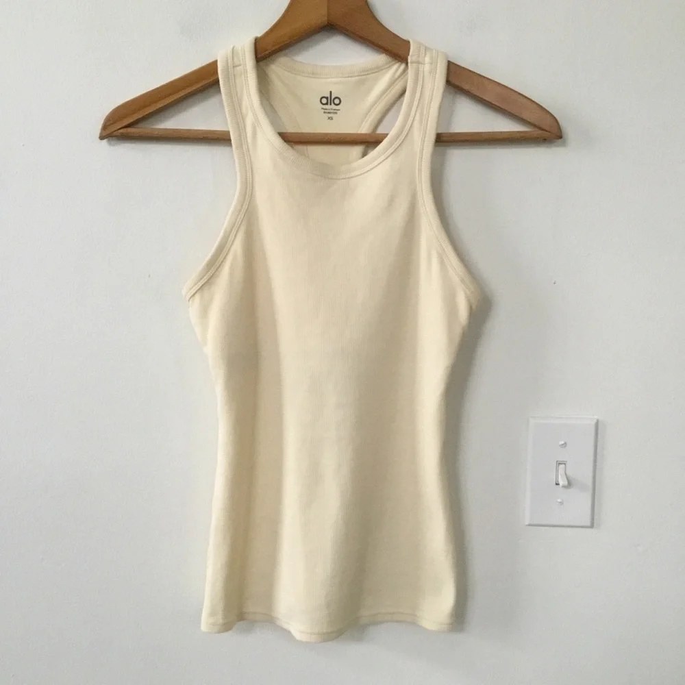 Alo Yoga Ribbed Aspire Full Length Tank